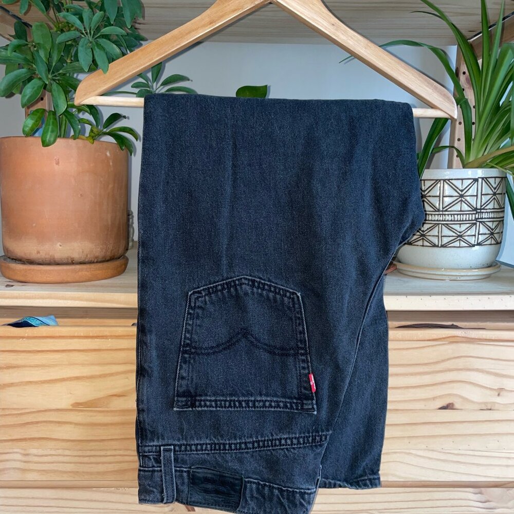 Levi's Balloon Leg Ankle Jeans Women's Black Wash ~ Sz 29